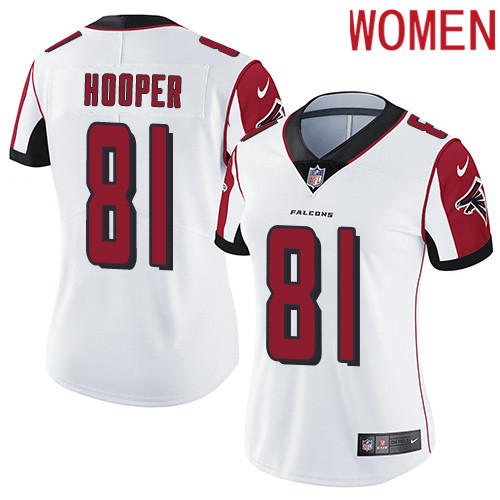 2019 Women Atlanta Falcons #81 Hooper white Nike Vapor Untouchable Limited NFL Jersey